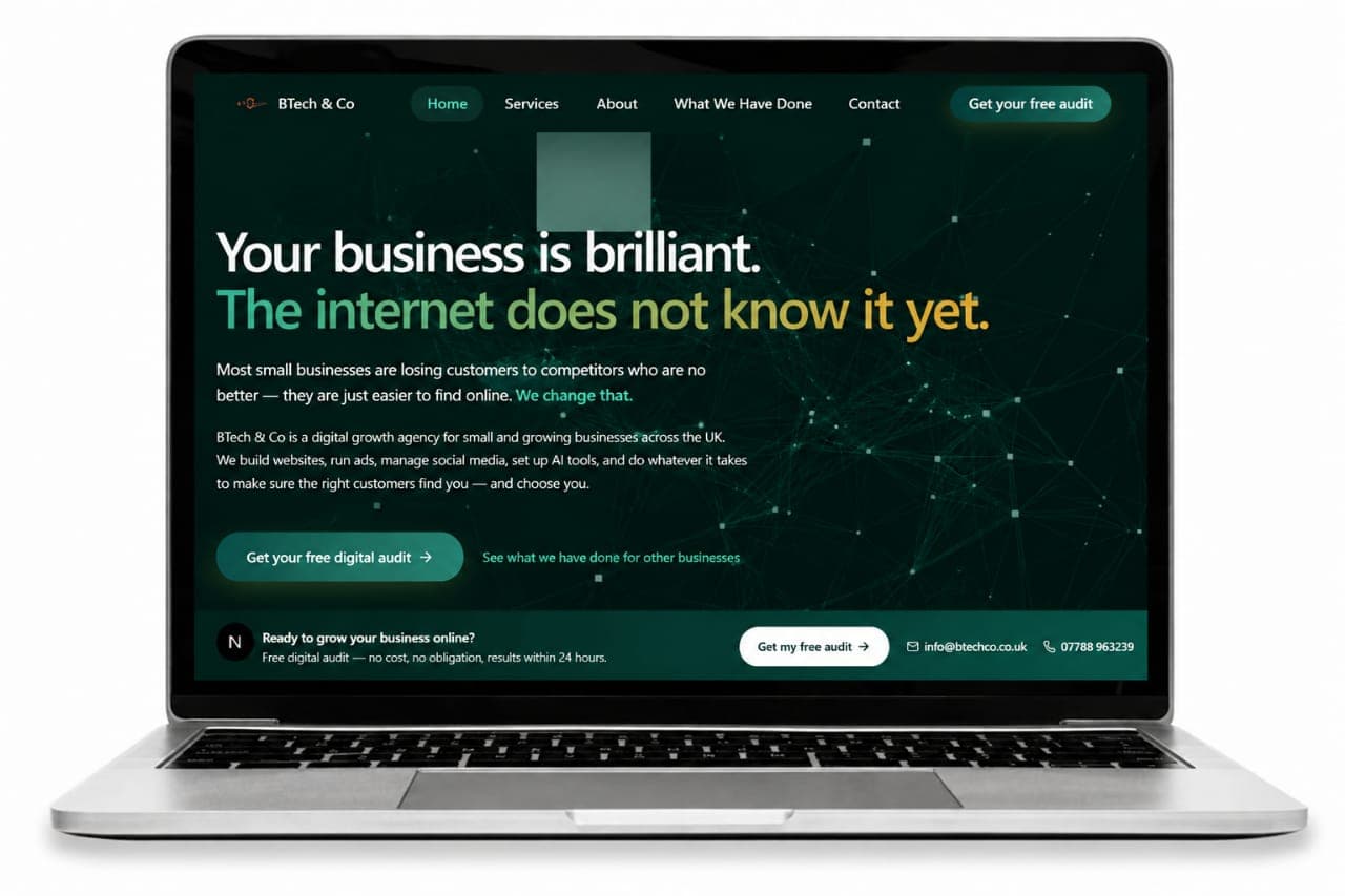 New BTech & Co — desktop
